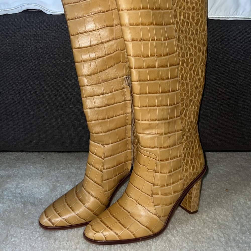 Vince Camuto Tan Over the Knee Boots - Picture 8 of 15